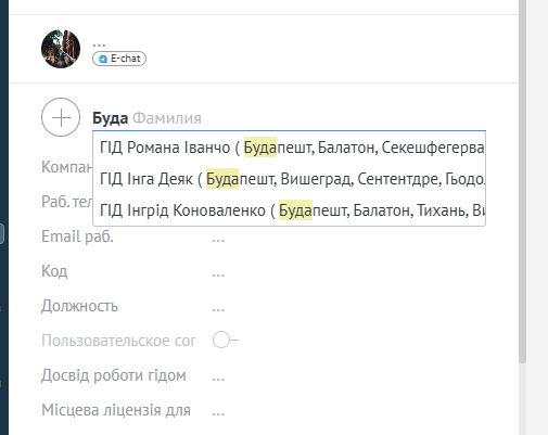 Внедрение Kommo CRM и настройка сервисов для компании, которая подбирает гидов для экскурсий