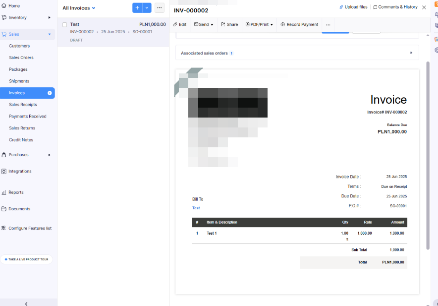 Внедрение Zoho для производителя декора и отделочных материалов