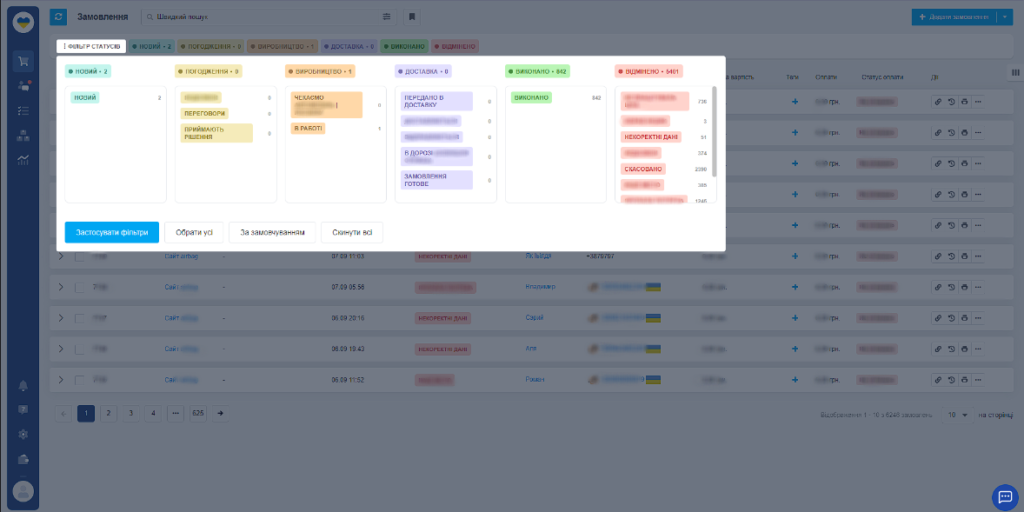 Проєкт міграції з amoCRM на KeyCRM для сервісу по ремонту та обслуговуванню подушок безпеки