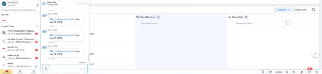 Внедрение Zoho CRM для стоматологической клиники, международный туризм Турция
