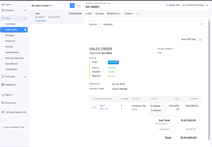 Впровадження Zoho CRM для виробника декоративних оздоблювальних матеріалів, Польща