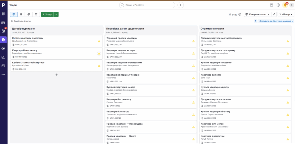 Внедрение Pipedrive CRM для регионального застройщика