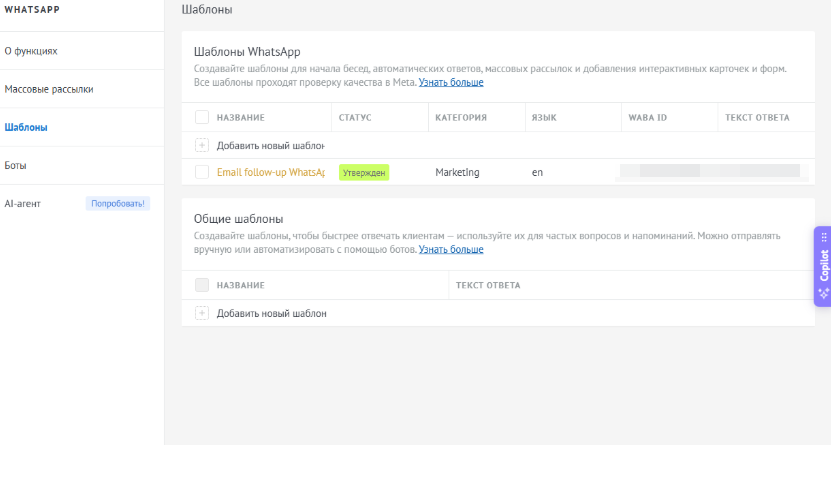 Подключение и настройка каналов коммуникации для консалтинговой компании. Международный клиент.