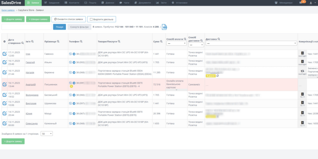 Впровадження SalesDrive для магазину електроніки