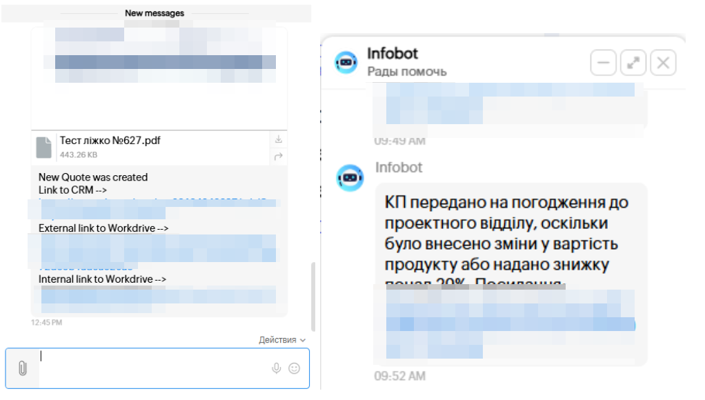 Сопровождение ZOHO CRM для поставщика медицинского оборудования. Система контроля коммерческих предложений.